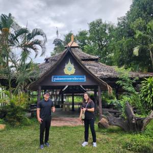 กองแผนงานร่วมลงพื้นที่จังหวัดชลบุรี ติดตามและประเมินผลโครงการสัตวแพทย์พระราชทานฯ ณ ศูนย์เกษตรกรรมทหารเรือบางพระ